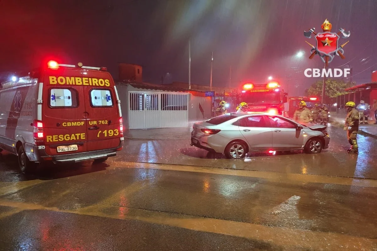 Policial penal é esfaqueado durante corrida de aplicativo e morre 2 acidente riacho fundo 2 1 Página Press