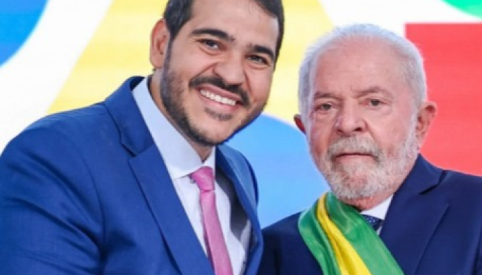 Lula e Messias • Reprodução