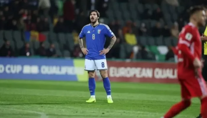 Foto: Divulgação / Azzurri - Legenda: Com gols tardios, Itália vence a Moldávia pelas Eliminatórias da Copa / Jogada10