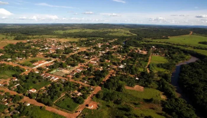 Araguainha é a cidade menos populosa de Mato Grosso — Foto: Vicente de Souza