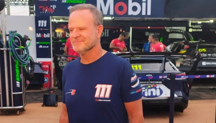Rubens Barrichello celebra chegada da Stock Car a Cuiabá e elogia estrutura do novo autódromo. Foto: TVCA