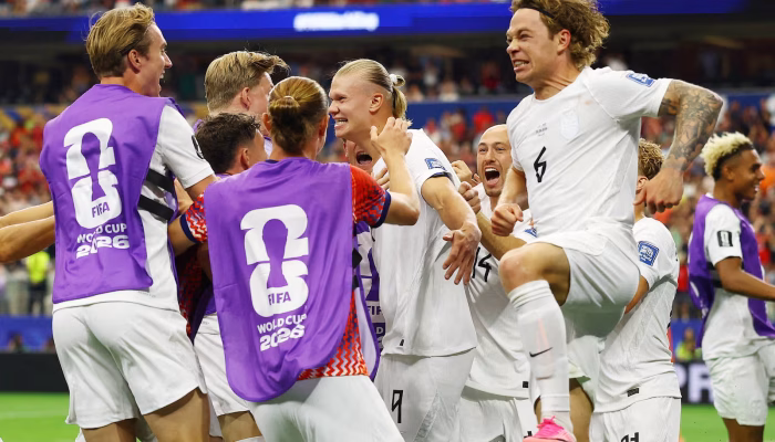 Haaland marcou para classificar a Noruega aos 40 minutos da etapa final
Hannah Mckay/Reuters - 30.06.2026