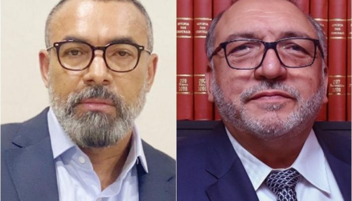Os advogados Antonio João de Carvalho Junior e Pedro Pereira de Souza - Reprodução