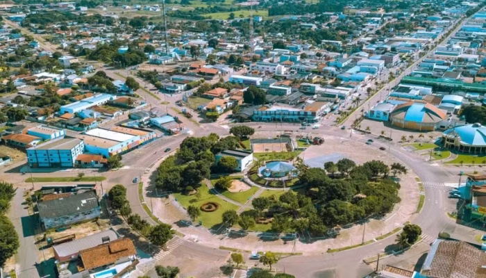 A cidade de Juara (MT) atualmente — Foto: Studio A