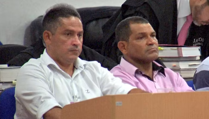 Rogério da Silva Amorim (à esquerda) foi condenado a 20 anos de prisão em 2016 pela morte da adolescente. — Foto: Reprodução/TVCA