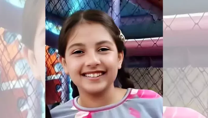 Laura Pereira Camargo teve cabelo sugado por ralo de piscina
Foto: Reprodução/Band