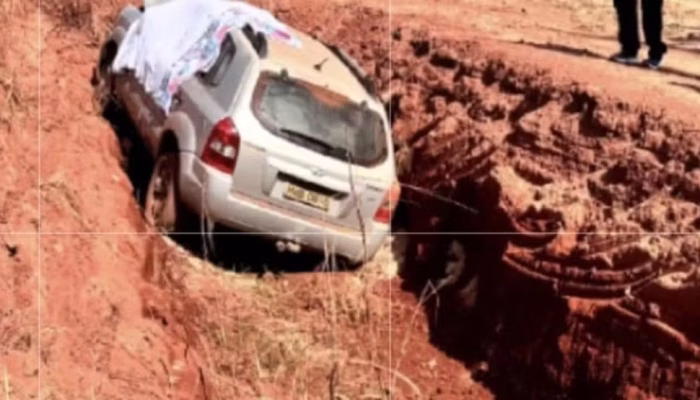 Motorista morreu após ficar preso no veículo — Foto: Machado Notícias